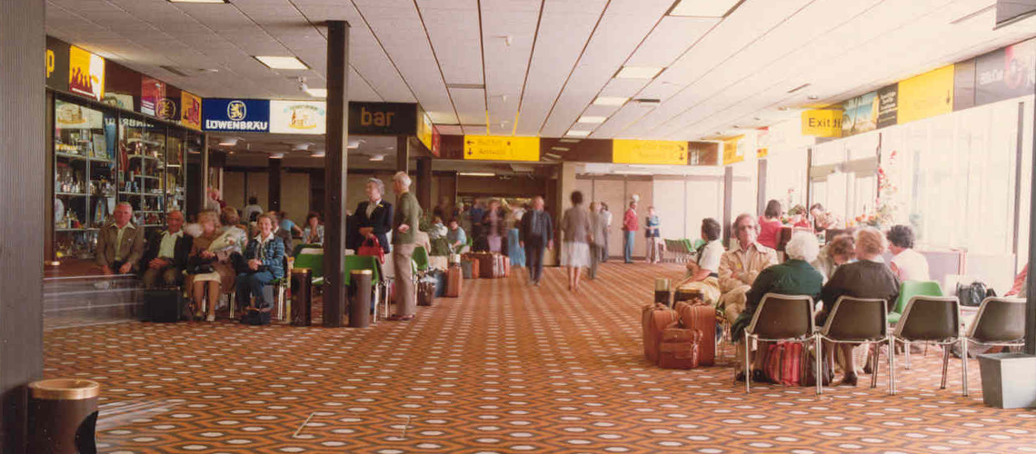 Guernsey Airport Interior 1974