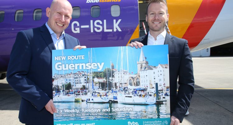 New Blue Islands Guernsey – Liverpool takes off!!