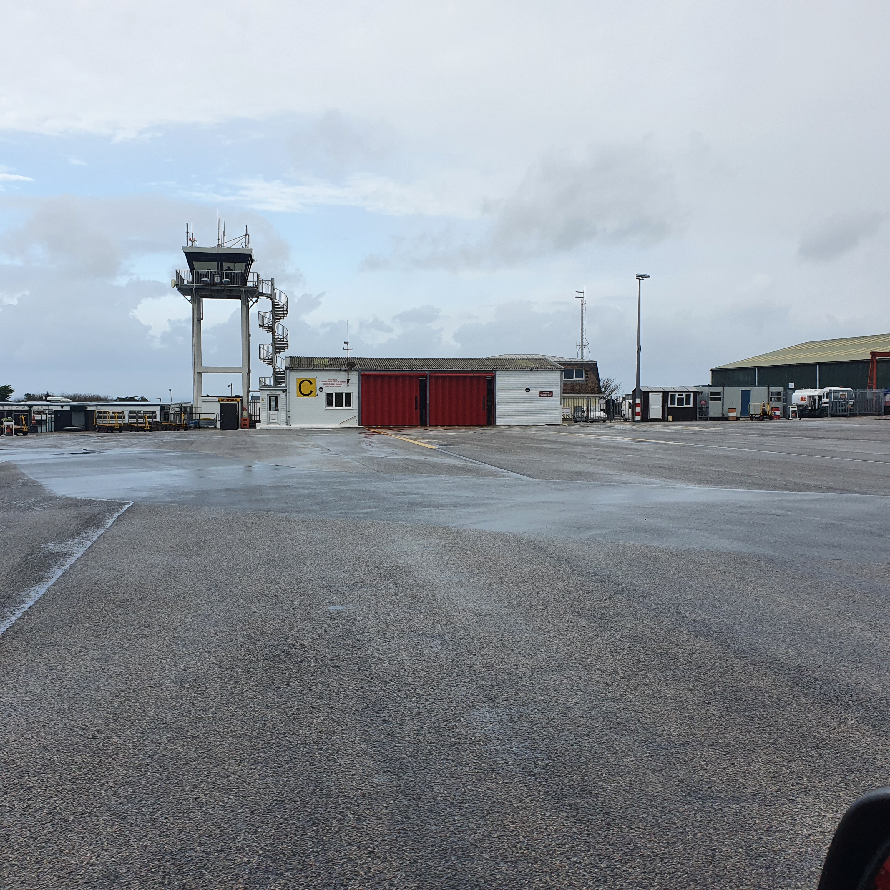 Alderney Airport apron