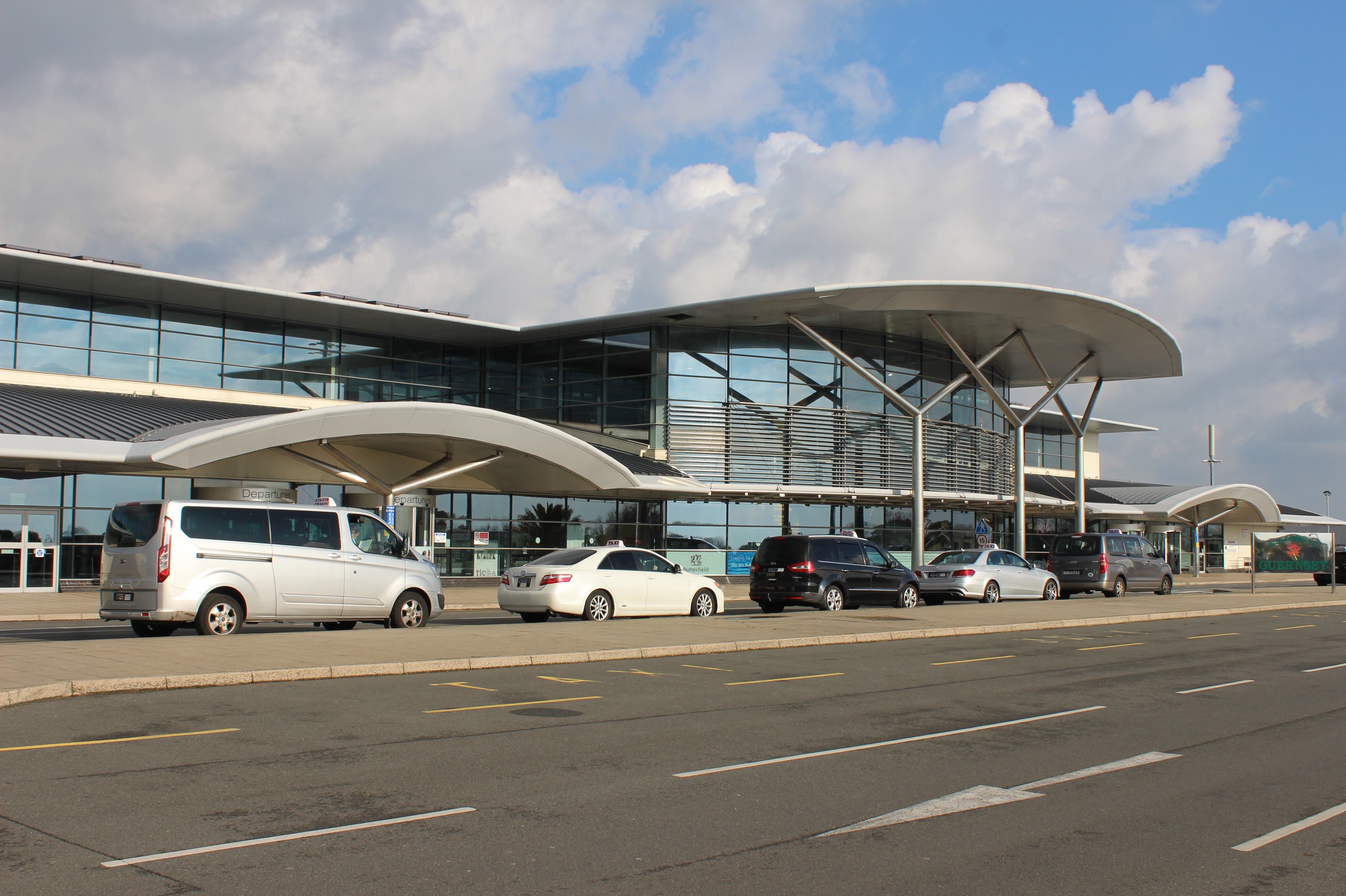 Route from Guernsey Airport to St Peter Port Bus Terminus