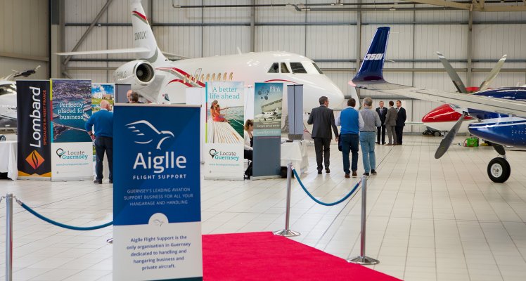 Aiglle Flight Support’s unique event welcomes top aviation brands to Guernsey