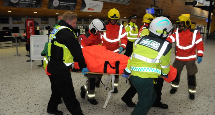 Tri-Service Exercise at Guernsey Airport