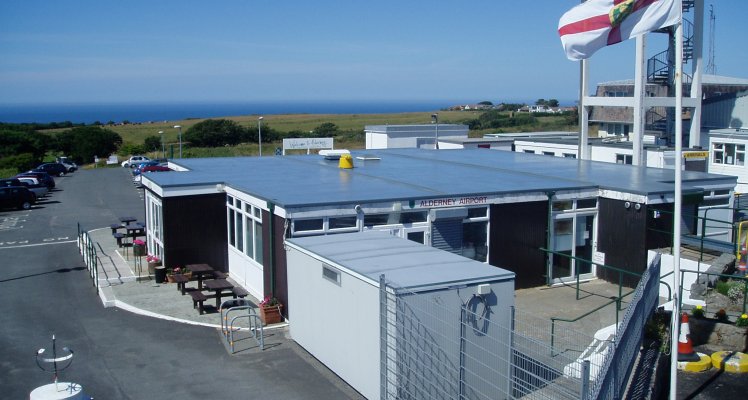 Alderney Airport Aviator Café update