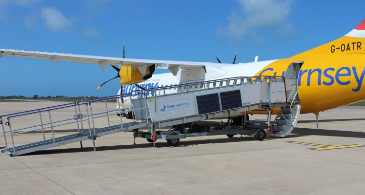 Aviramp Lite being used at Guernsey Airport
