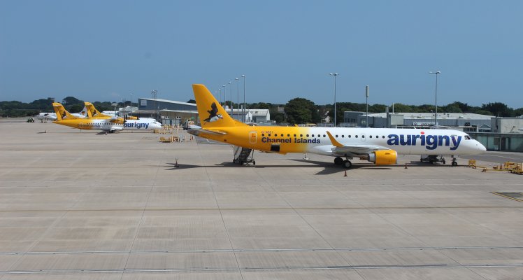 Aurigny Planes on Apron