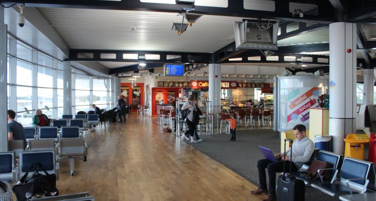 Landside cafe, Guernsey Airport