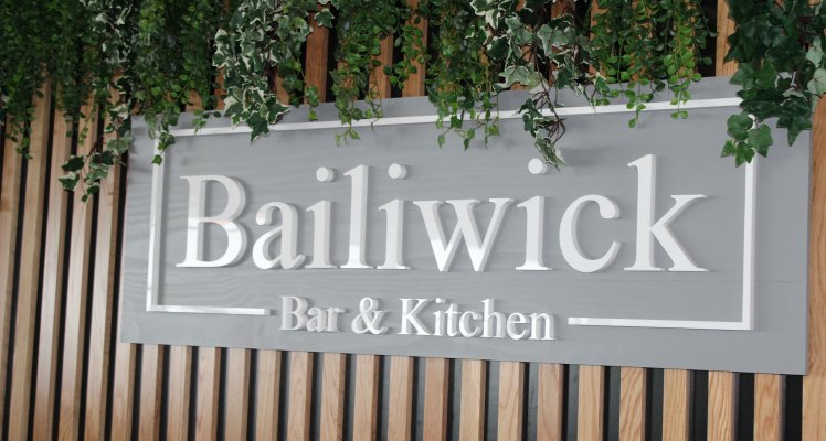 Bailiwick Bar and Kitchen sign
