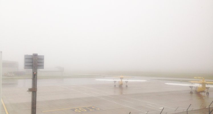 Fog in the Channel Islands for next 48 hours - potential flight disruption