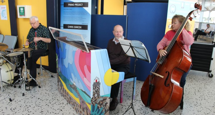 Piano Project Unveiling – Airport Terminal