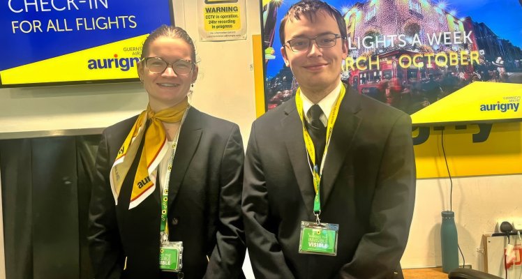 Aurigny staff support accessibility for Airport passengers with non-visible disabilities 