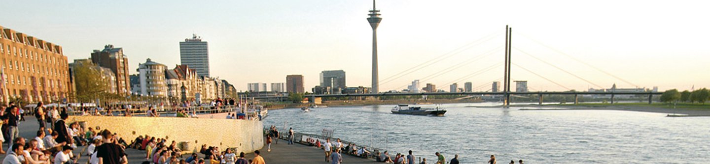 City of Dusseldorf on the River