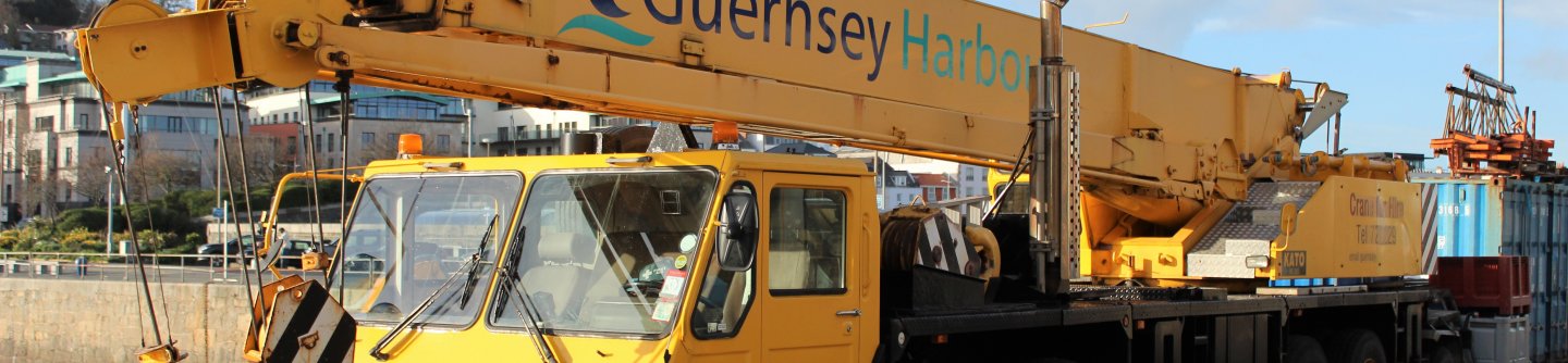 Guernsey Harbours Crane